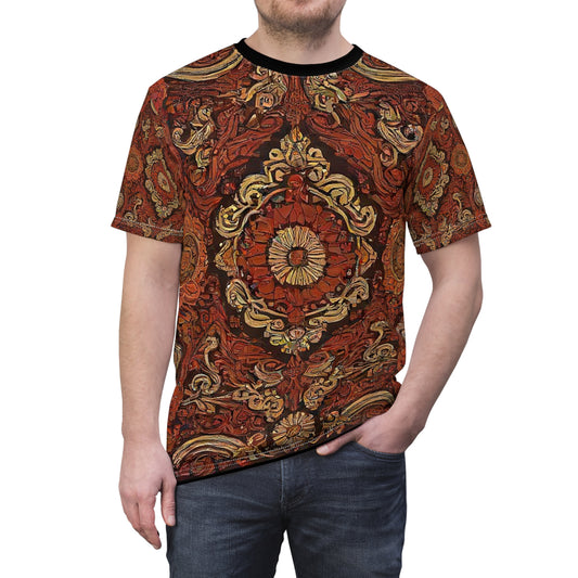 Unisex T-Shirt Brown Culture Contour_00